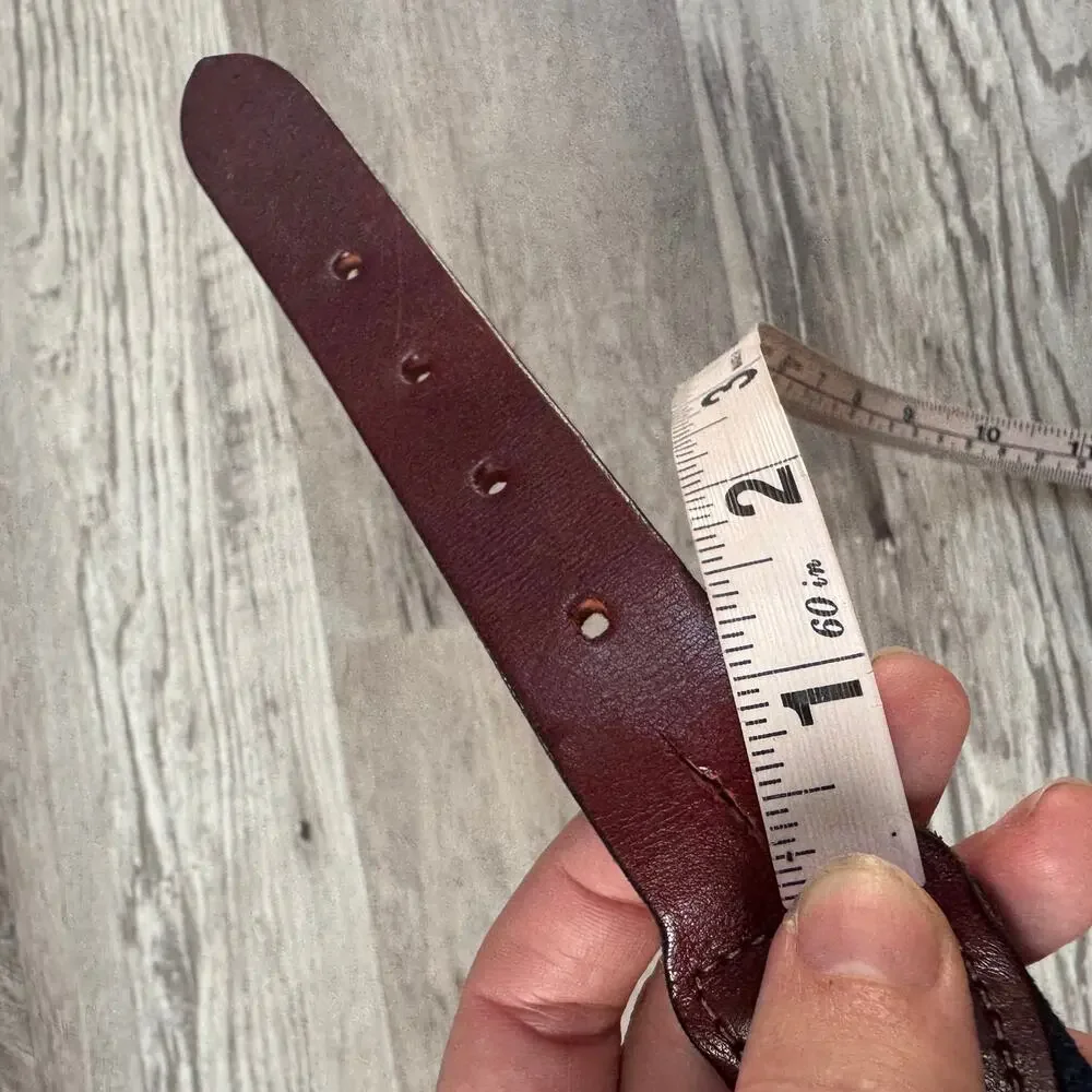 Vintage Chatham Cape Cod Lobster Belt Canvas Leather Nautical Prep